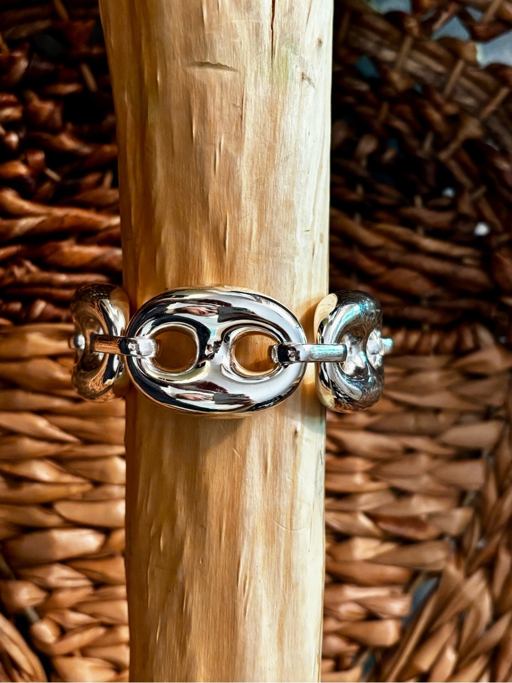 Silver Link Chain Bracelet - Women’s Fashion Jewelry